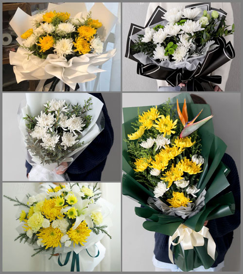 广东江门市台山市端芬镇那泰村白事花束代送